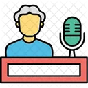 Podcast Broadcast Webinar Icon