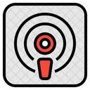 Podcast Audio Media Icon
