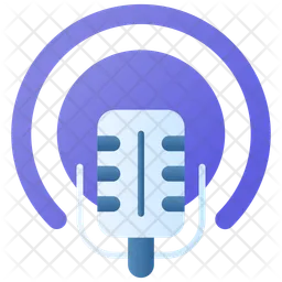 Podcast Logo Icône