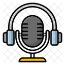 Podcast Webcast Broadcast Icon