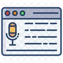 Podcast Radio Microphone Icon