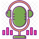 Podcast Boadcast Mic Icon