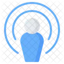 Podcast Podcaster Broadcast Icon