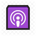 Podcast Audio Broadcast Icon