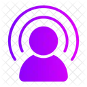 Podcast Podcaster Aware Icon