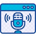 Podcast Microphone Entertainment Icon