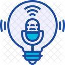 Podcast Microphone Idea Icon