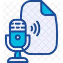 Podcast File Document Icon