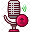 Podcast Microphone Upload Icon