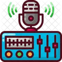 Podcast Mixing Sound Mixer Icon