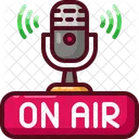 Podcast On Air Radio Icon