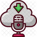 Podcast Cloud Download Icon