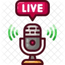 Podcast Live On Air Icon