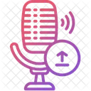 Podcast Microphone Upload Icon