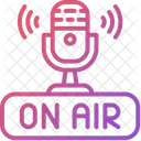 Podcast On Air Radio Icon