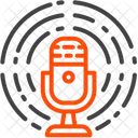 Podcast Voice Recording Microphone Icon