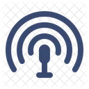 Podcast Broadcast Mic Icon