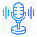 Podcast Microphone Communications Icon