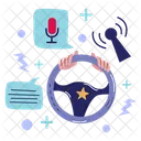 Podcast automobile  Icône