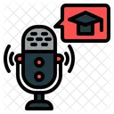 Podcast educacional  Ícone