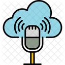 Podcast en la nube  Icono