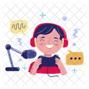 Podcast gaming - e-sport  Icône