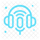 Kopfhorer Podcast Radio Symbol