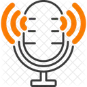 Podcast Microphone Audio Icon