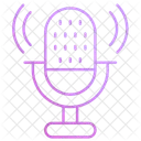 Podcast Microphone Audio Icon