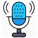 Podcast Microphone Audio Icon