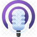 Podcast Microphone Audio Icon