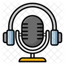 Podcast Webcast Broadcast Icon
