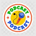 Podcast Mic Podcast Microphone Music Podcast Icon