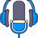 Micrófono para podcasts  Icono