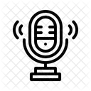 Podcast Microphone Recording Mic Audio Mic Icon