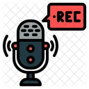 Podcast Recording Icon