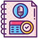Podcast Schedule  Icon