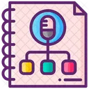 Podcast Structure  Icon