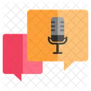 Podcast talk  Icon