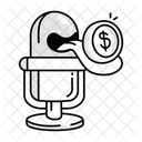 Podcast Doodle Kommunikations Doodle Audioaufnahme Icon