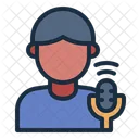 Podcaster People Broadcast Icon