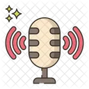 Podcasting Microphone Audio Icon