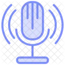 Podcasts Duotone Line Icon Symbol