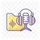 Podcasts library  Icon
