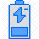 Poder Negativo Carga Pixelart Art Icon