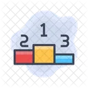 Negocios Ganador Podio Icono