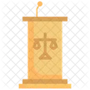 Podium Court Tribunal Icon