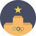 Podium Stage Medal Icon