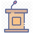 Rostrum Podium Speech Icon