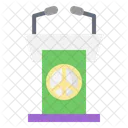 Podium Zeuge Tribune Symbol